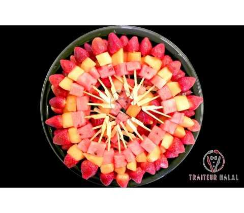 Fruits Frais en Brochettes Rainbow