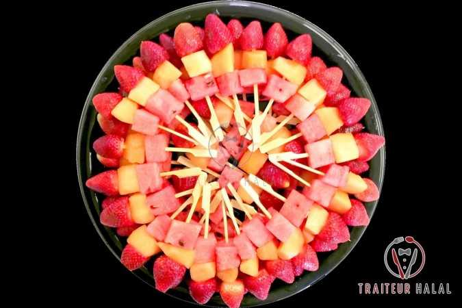 Fruits Frais en Brochette Rainbow