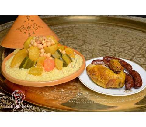 Couscous Poulet fermier Merguez
