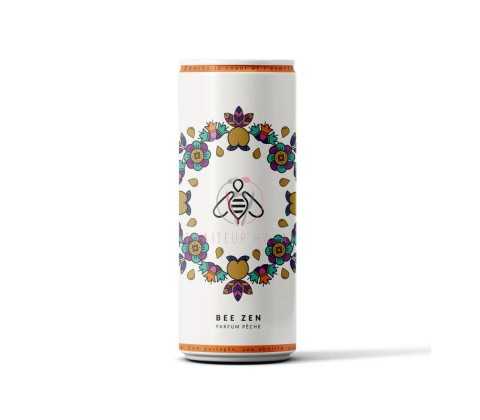 Bee Zen Bio Pêche Miel 25 cl, boisson bio pétillante et rafraîchissante en livraison ou emporter